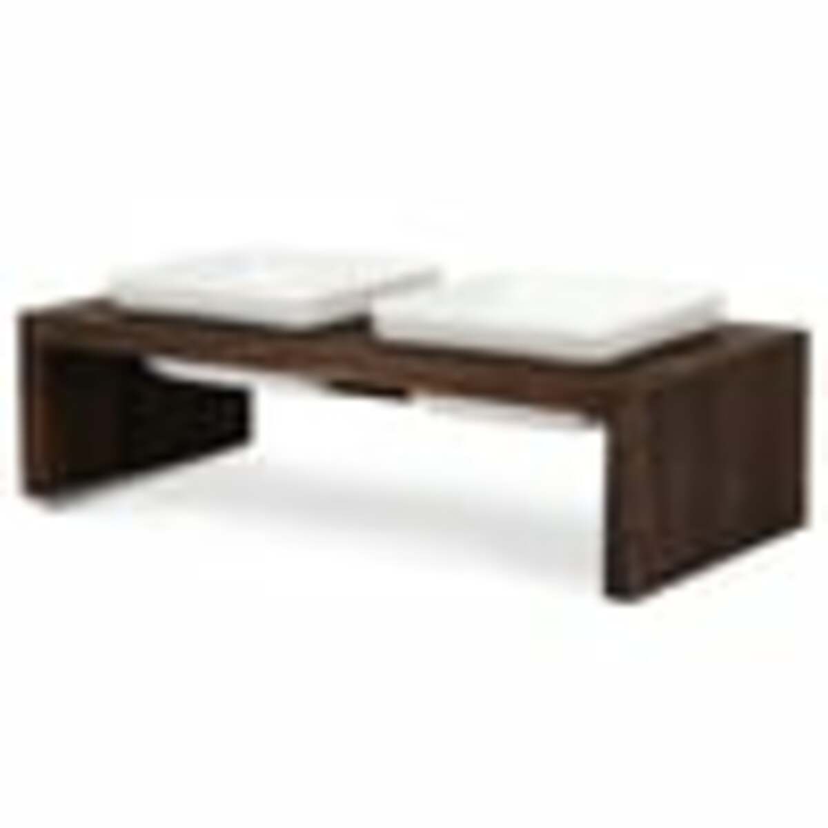 Bild 1 von Replus Futterstation Meshidai Doppelnapf Walnuss S