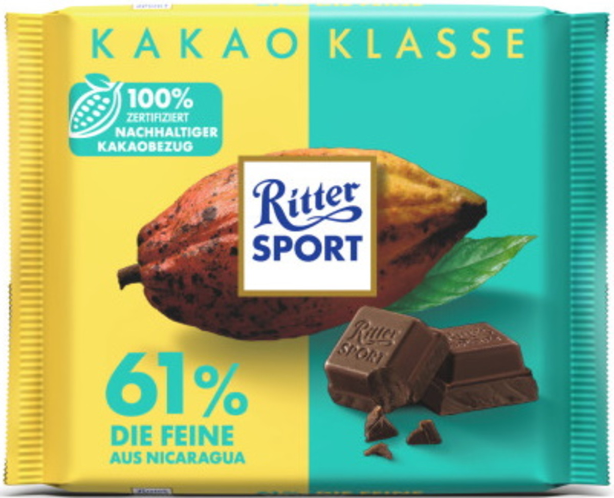 Bild 1 von Ritter Sport 61% Die Feine aus Nicaragua 100G