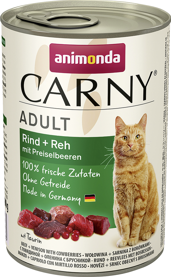 Bild 1 von Animonda Carny Adult Rind + Reh mit Preiselbeeren 400 g