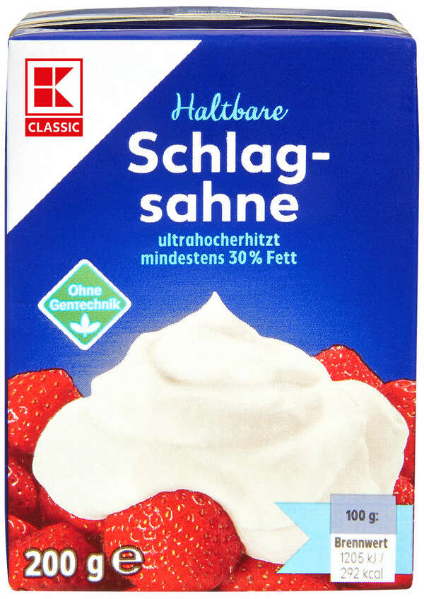 Bild 1 von K-CLASSIC Haltbare Schlagsahne