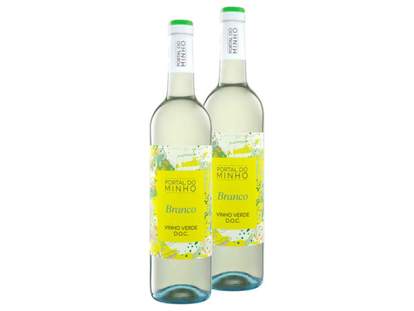 Bild 1 von 2er Weinpaket Portal do Minho Vinho Verde DOC halbtrocken, Weißwein, 
         1.5-l