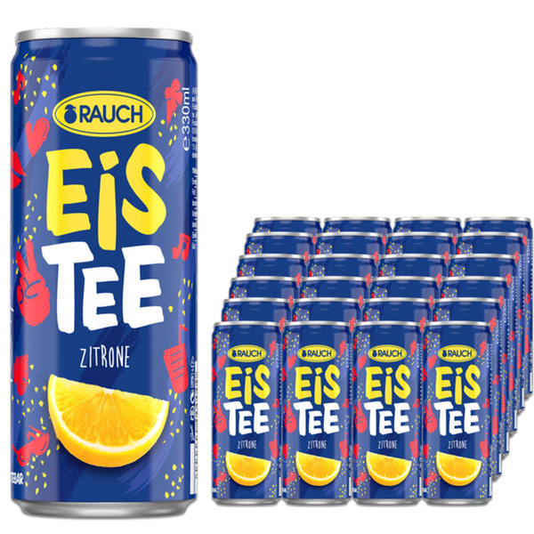 Bild 1 von Rauch Eistee Lemon 24x0,33l Dose