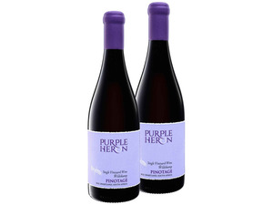 2er Weinpaket Purple Heron Südafrika Pinotage trocken, Rotwein, 
         1.5-l