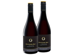 2er Weinpaket Outlook Bay Pinot Noir Marlborough Reserve trocken, Rotwein, 
         1.5-l