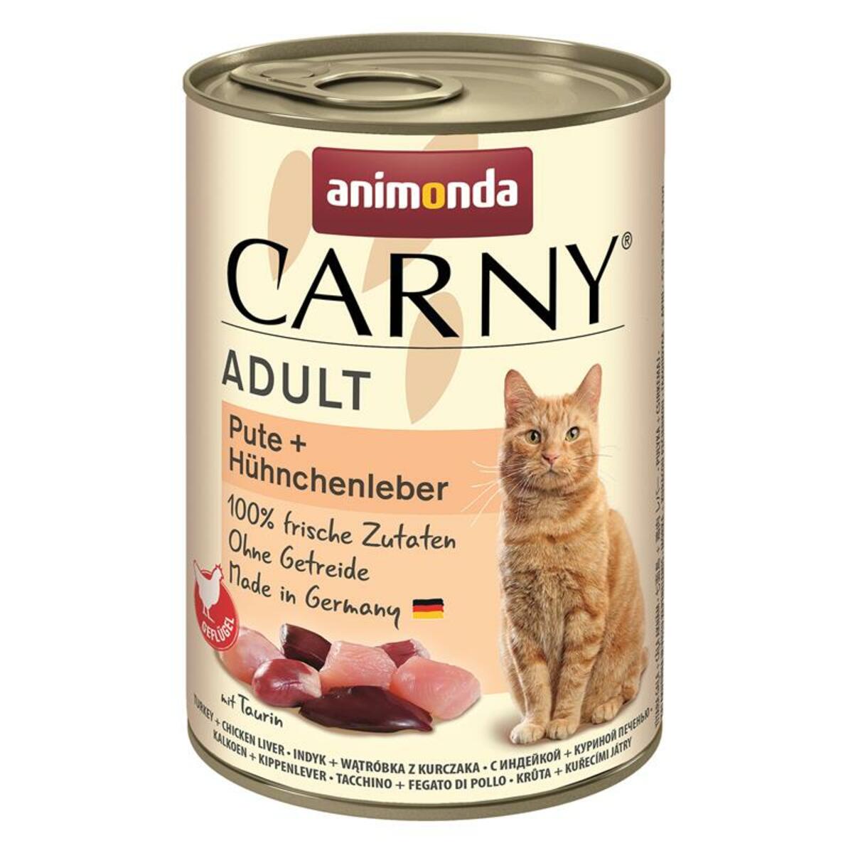 Bild 1 von Animonda Carny Adult Pute + Hühnchenleber 400 g