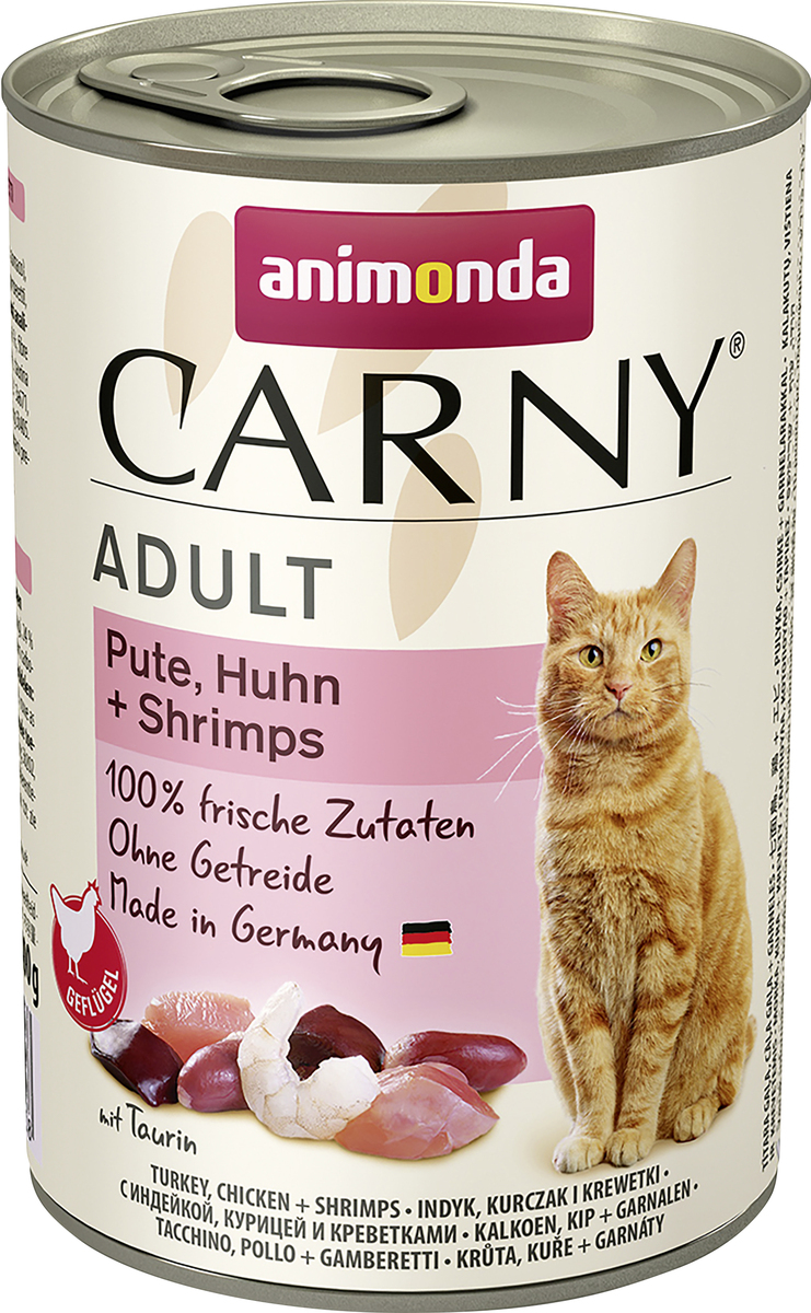 Bild 1 von Animonda Carny Adult Pute Huhn + Shrimps 400 g
