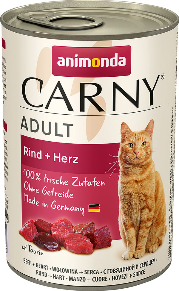 Bild 1 von Animonda Carny Adult Rind + Herz 400 g