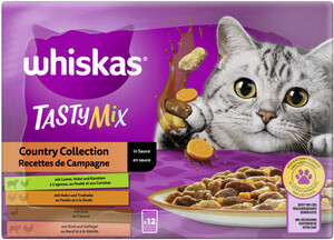 Whiskas Tasty Mix Country Collection in Sauce 12x 85G