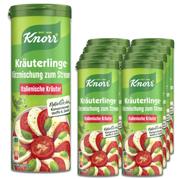 Bild 1 von Knorr Kräuterlinge zum Streuen Italienische Kräuter 8x60G