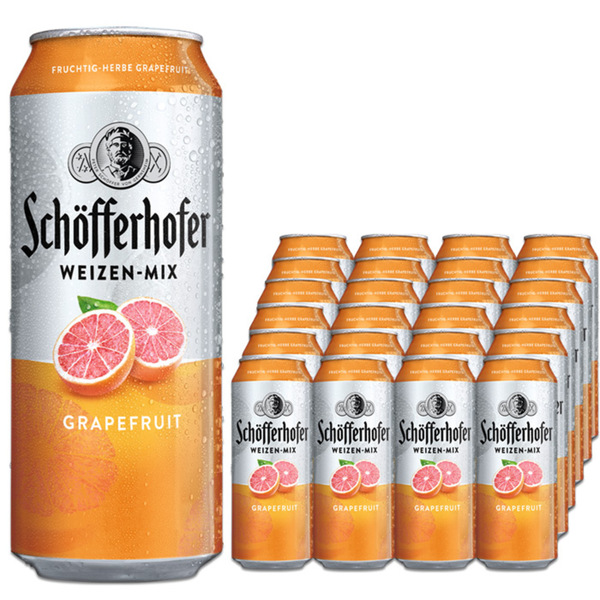 Bild 1 von Schöfferhofer Weizen-Mix Grapefruit 24x0,5L