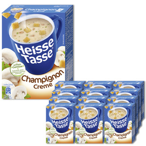 Heisse Tasse Champignon Creme Suppe 12x42G