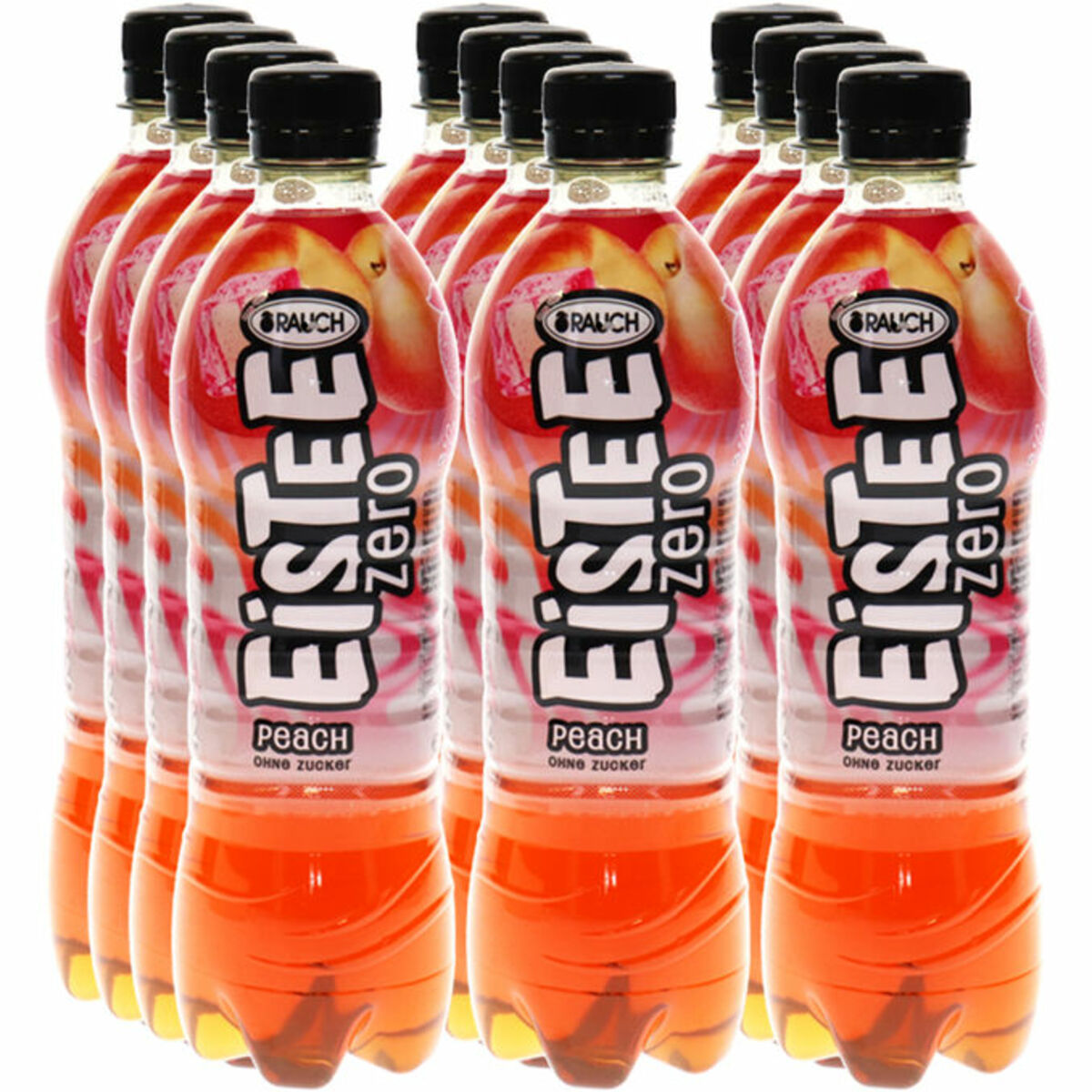 Bild 1 von Rauch Eistee Pfirsich Zero, 12er Pack (EINWEG) zzgl. Pfand
