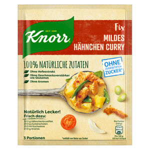 Knorr 4 x Fix Hähnchen Curry