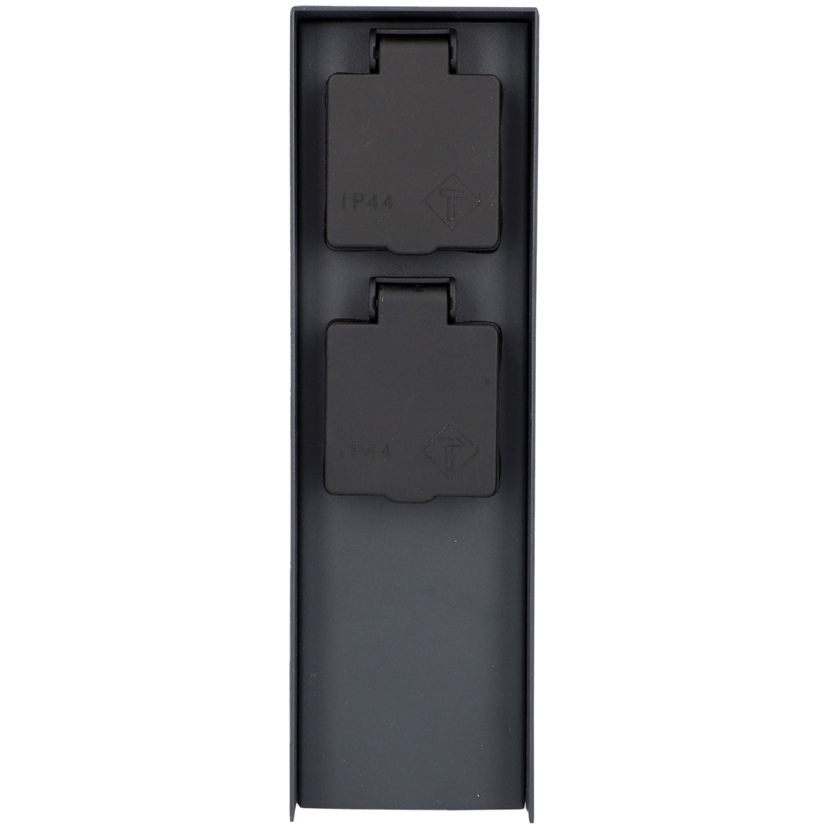 Bild 1 von 2-fach Edelstahl-Außensteckdose