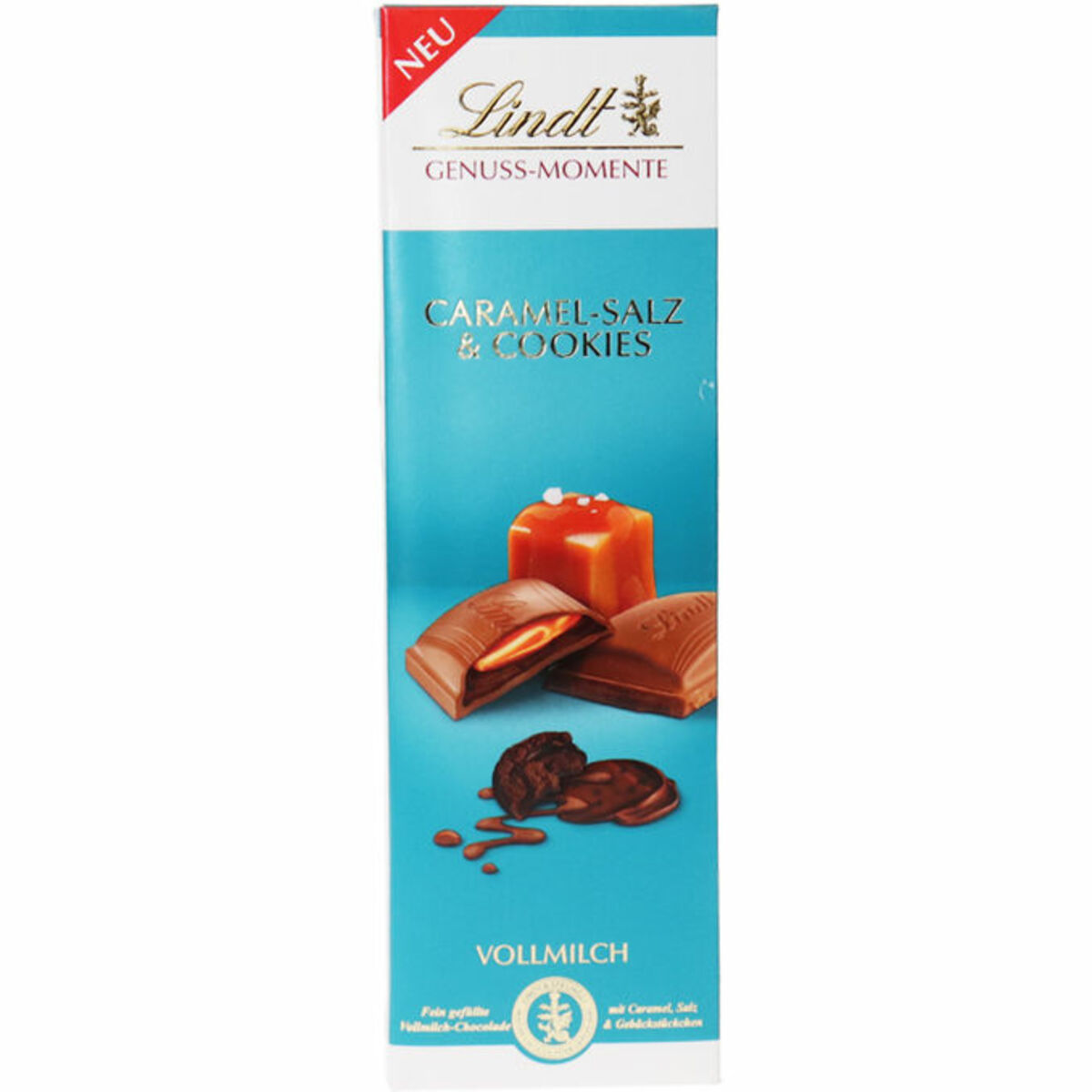 Bild 1 von Lindt Vollmilchschokolade Karamell-Salz & Cookies
