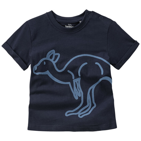 Bild 1 von Jungen T-Shirt mit Känguru-Motiv DUNKELBLAU