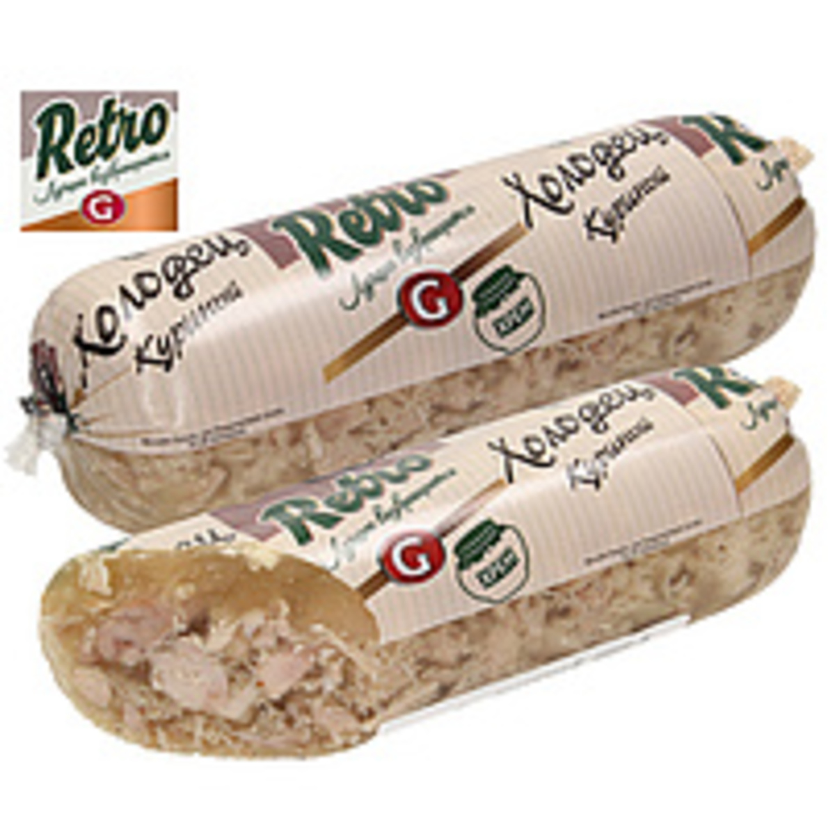 Bild 1 von Hähnchenfleisch in Rinderaspik "Holodez kurinij" RETRO