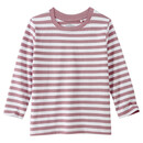 Bild 1 von Kinder Langarmshirt im Ringel-Look MAUVE / WEISS