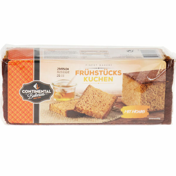 Bild 1 von Continental Bakery 2 x Frühstückskuchen mit Honig