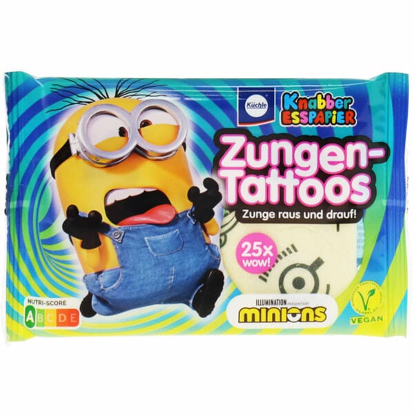 Bild 1 von Küchle Esspapier Minions Zungen Tattoos