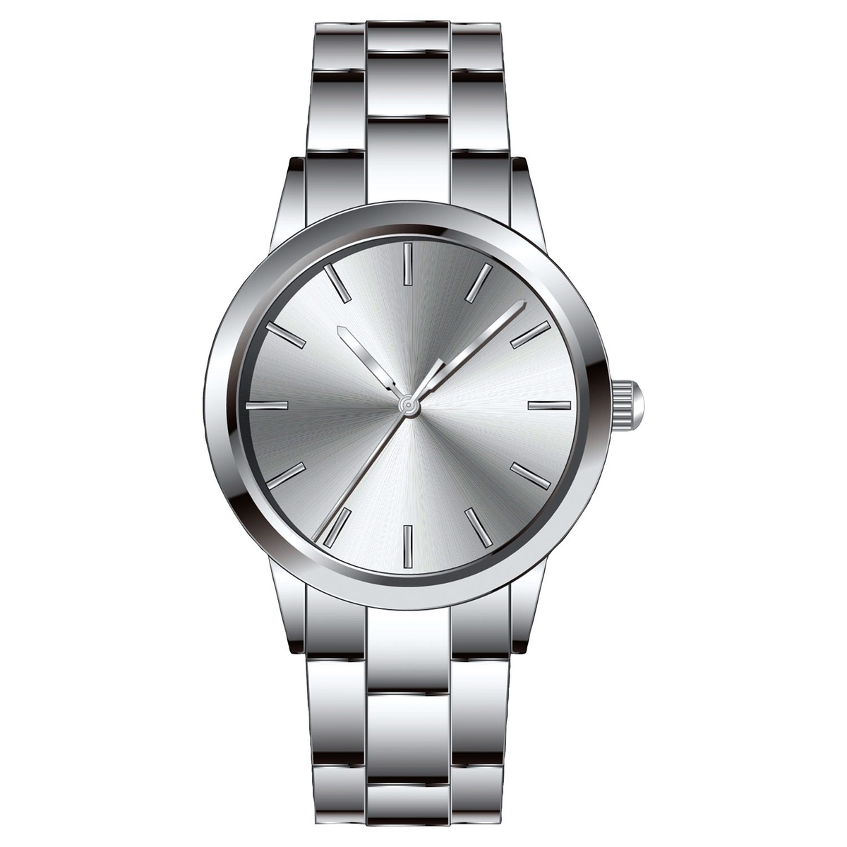 Bild 2 von KRONTALER Damen oder Herren Edelstahl-Armbanduhr