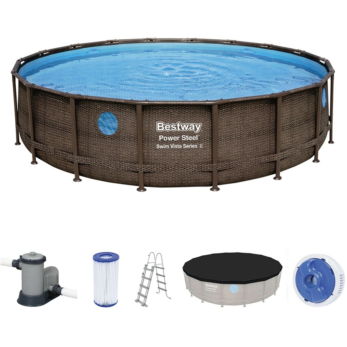 Bild 2 von Bestway Power Steel Swim Vista Series Frame Poolset rund 549 x 122 cm