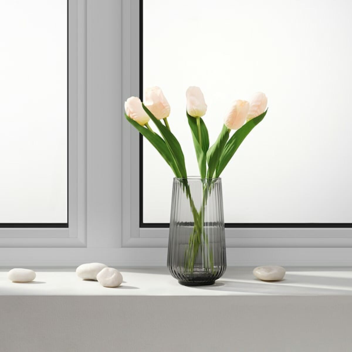 Bild 3 von SMYCKA  Kunstblumenstrauß, drinnen/draußen/Tulpe hellrosa 35 cm