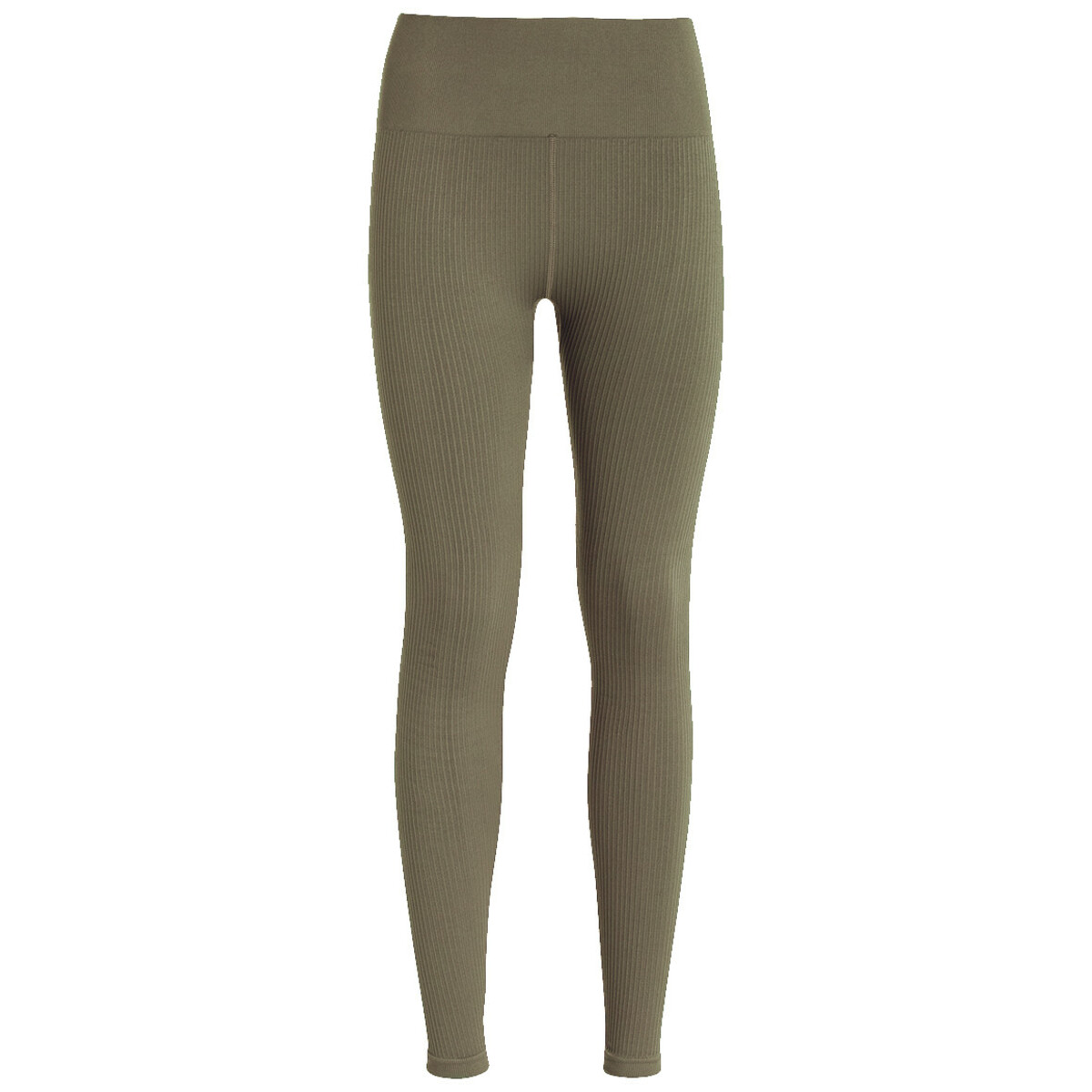 Bild 1 von Damen Sport-Leggings mit Rippstruktur OLIV