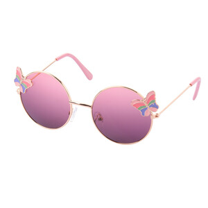 Mädchen Sonnenbrille in Schmetterling-Optik ROSE / PINK