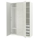 Bild 1 von PAX / MISTUDDEN  Schrankkombination, weiß/grau gemustert 150x60x236 cm