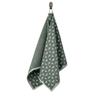 ÄNGSNEJLIKA  Handtuch, grau/grün 50x100 cm