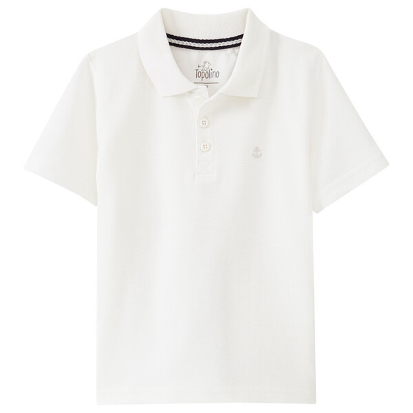 Bild 1 von Jungen Poloshirt in Piqué-Qualität CREMEWEISS