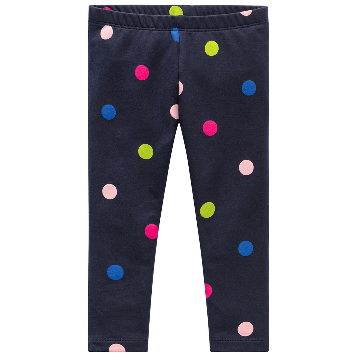 Bild 1 von Baby Sweatleggings mit bunten Punkten DUNKELBLAU