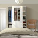 Bild 4 von PAX / GRIMO  Schrankkombination, weiß/Klarglas weiß 150x66x201 cm