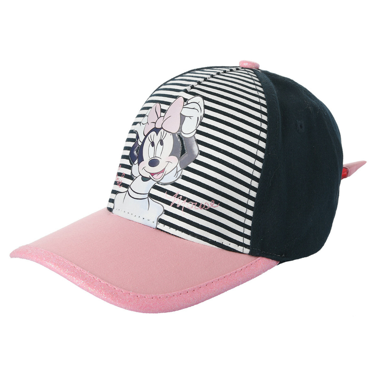 Bild 1 von Minnie Maus Kappe mit Glitzer DUNKELBLAU / ROSA / WEISS