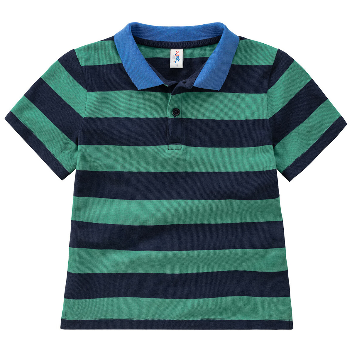 Bild 1 von Jungen Poloshirt mit Streifen DUNKELGRÜN / DUNKELBLAU