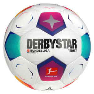 DERBYSTAR Fussball Trainingsball Grösse 5 - Bundesliga Brilliant Replica v23