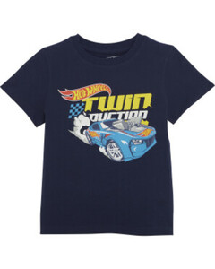 Hot Wheels T-Shirt, Rundhalsausschnitt, dunkelblau