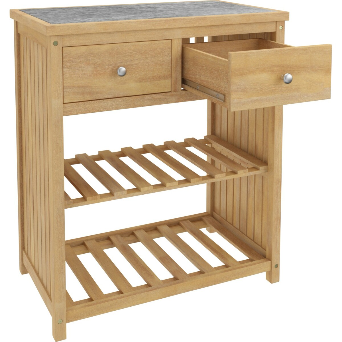 Bild 3 von Gartenschrank Lewiston FSC®-Akazien-Holz Hell 70 cm x 80 cm