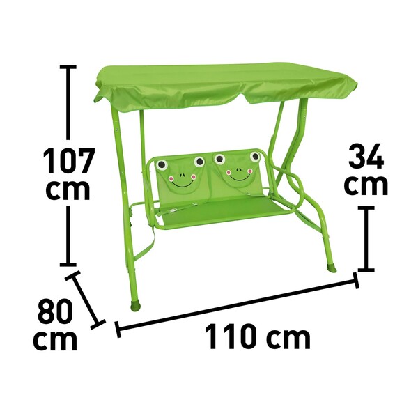 Bild 4 von Hollywoodschaukel für Kinder Abrigo Grün