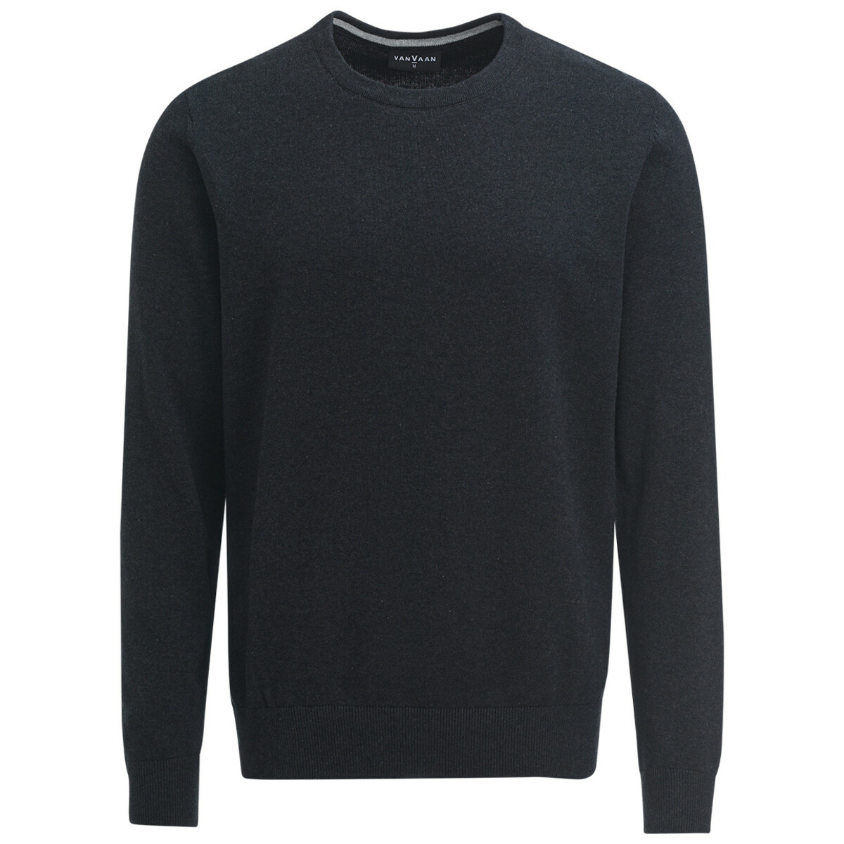 Bild 1 von Herren Feinstrickpullover mit Rundhals DUNKELGRAU