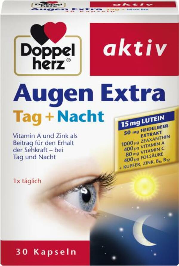 Bild 1 von Doppelherz aktiv Augen Extra Tag + Nacht Kapseln