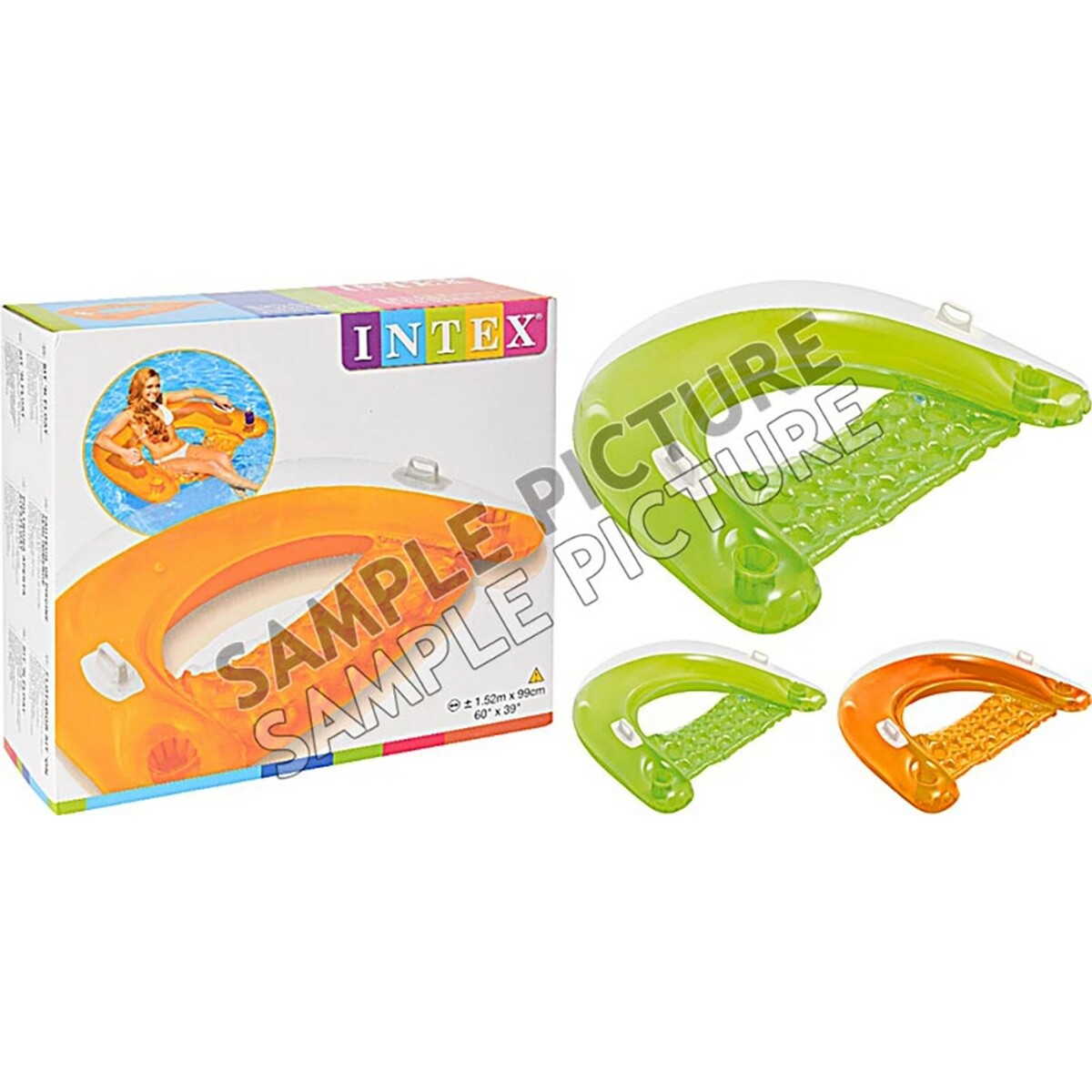 Bild 1 von Schwimmender Sitz mit Griff und Getränkehalter