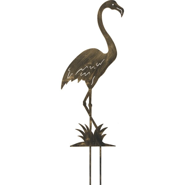 Bild 1 von Gartenstecker Flamingo 90 cm Gold