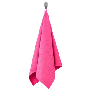 VÅGSJÖN  Handtuch, leuchtend rosa 50x100 cm