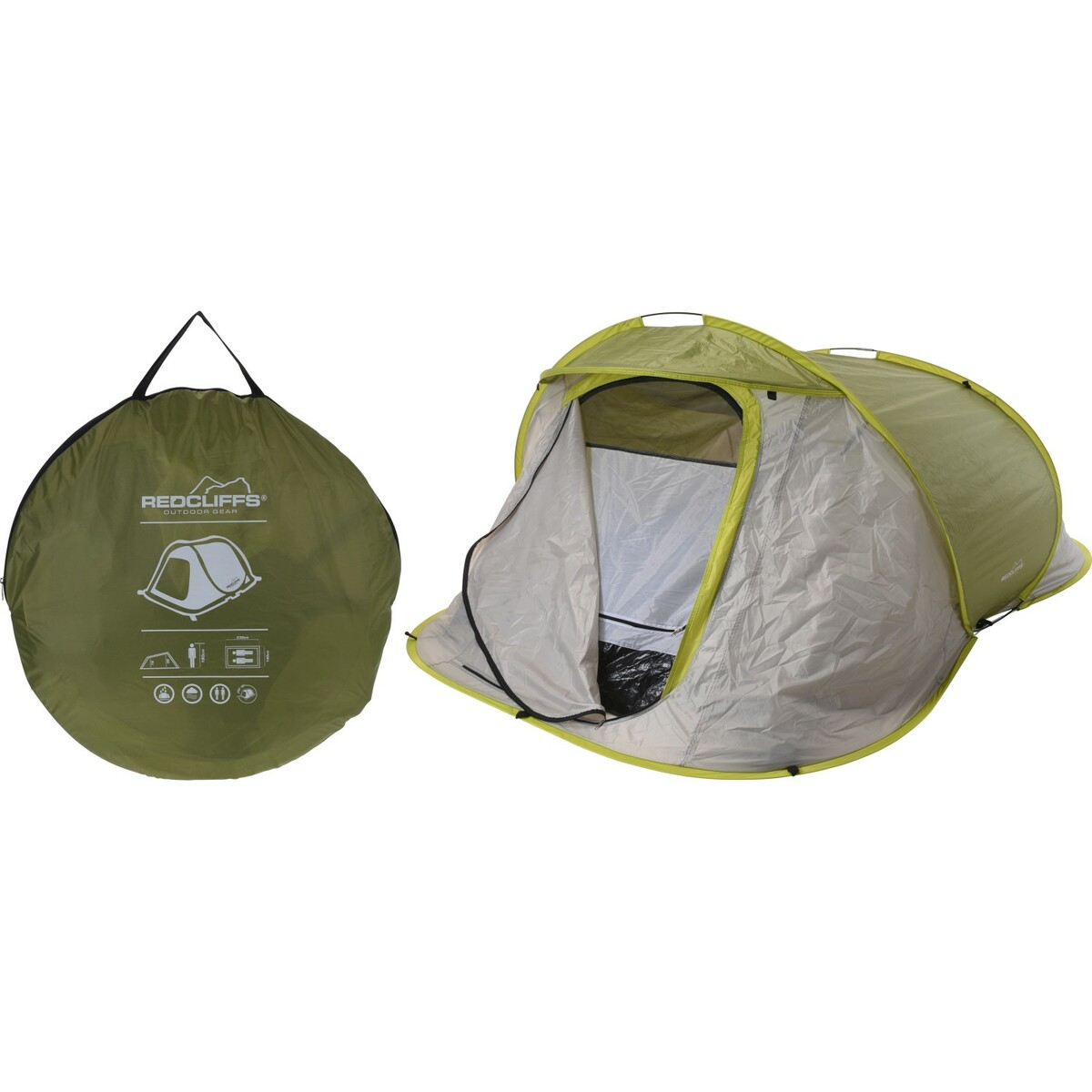 Bild 1 von Pop up Zelt für 2 Personen, in blau und grau