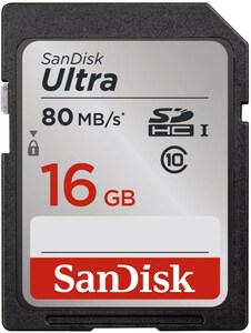 Sandisk SDHC Ultra Class 10 (16GB) Speicherkarte
