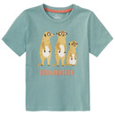 Bild 1 von Kinder T-Shirt mit Erdmännchen-Motiv HELLTÜRKIS