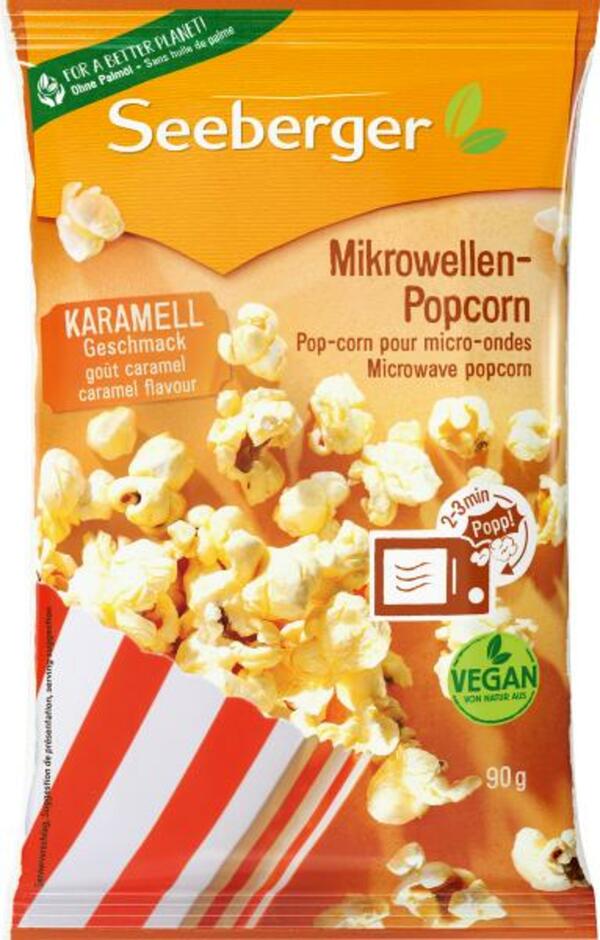 Bild 1 von Seeberger Mikrowellen Popcorn Karamell