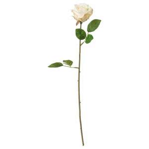 SMYCKA  Kunstblume, Rose/weiß 52 cm